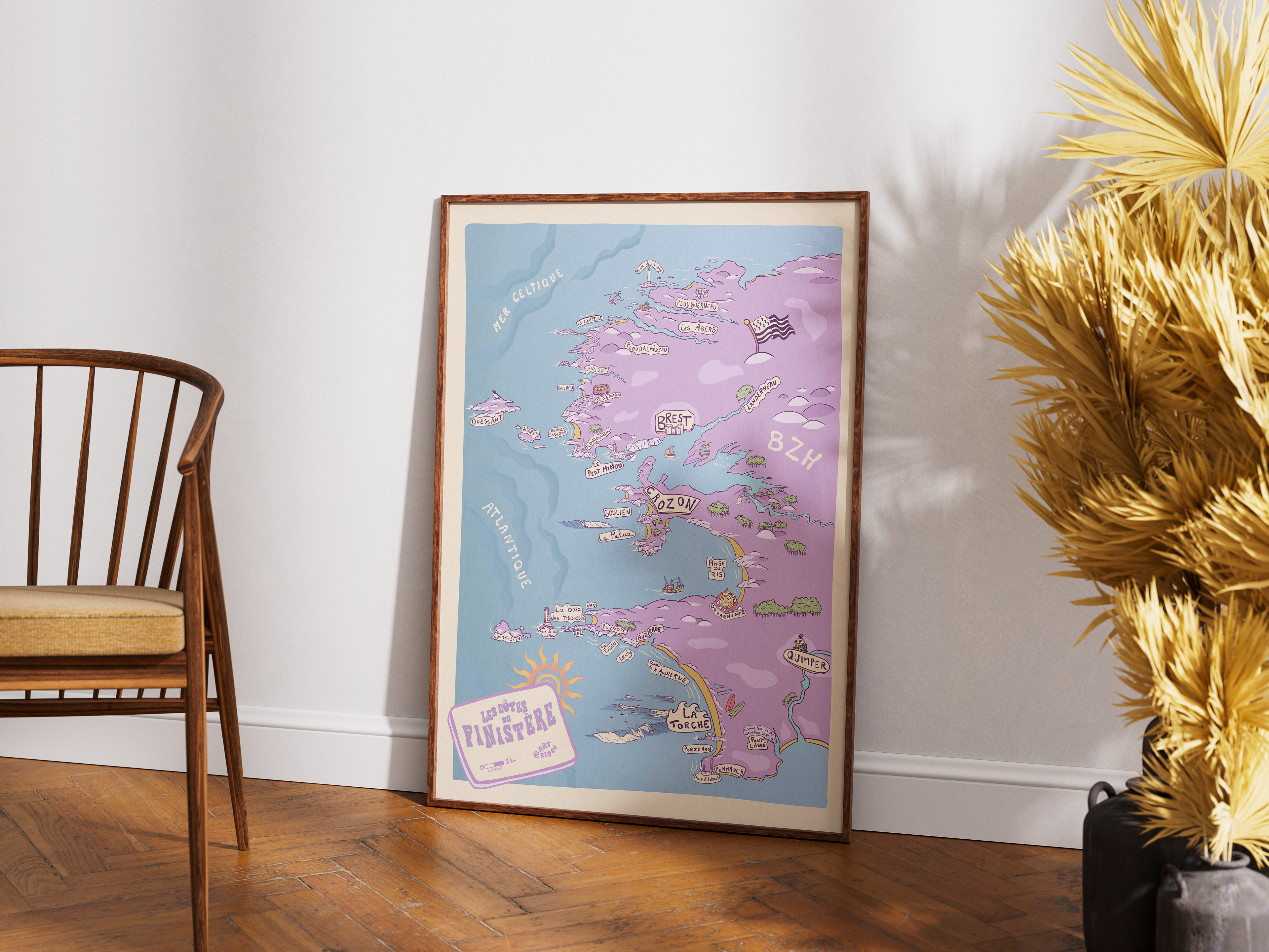 Les côtes du Finistère