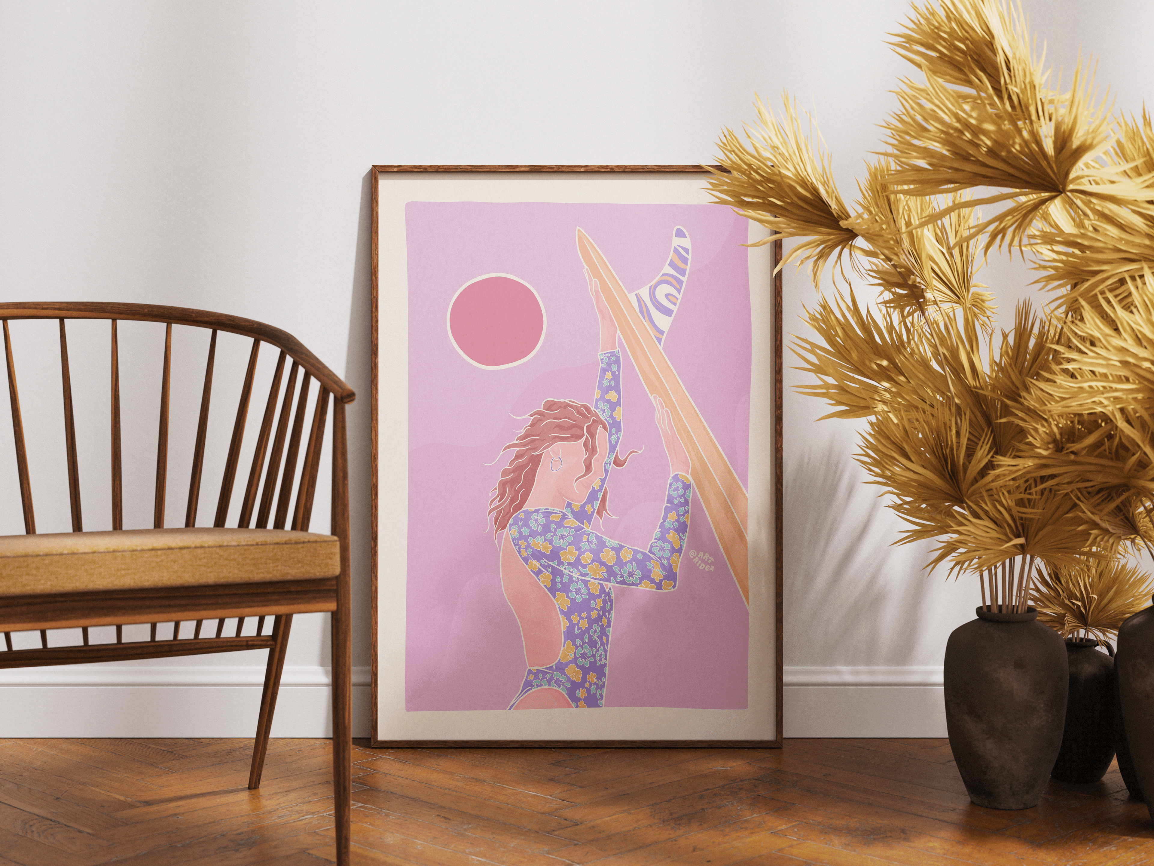 Floral Longboard