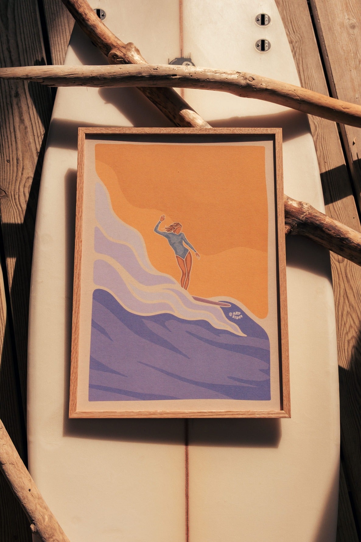 Surfing on a cloud
